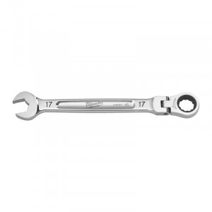Milwaukee - Cheie combinata Max Bite cu clichet si cap pivotant, 17mm [4932480190]