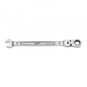 Milwaukee - Cheie combinata Max Bite cu clichet si cap pivotant, 8mm [4932480181]