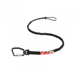 Milwaukee - Coarda de siguranta cu carabiniera, greutate maxima 6.8kg [4932471352]