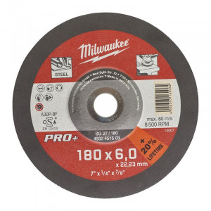 Milwaukee - Disc pentru slefuit metal 180x6mm Pro+ [4932451503]
