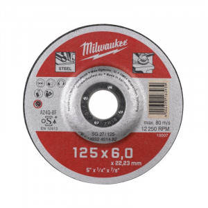 Milwaukee - Disc pentru slefuit metal Contractor 125x6mm [4932451482]