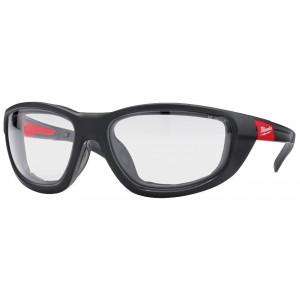 Milwaukee - Ochelari de protectie Premium, cu garnitura, lentila transparenta [4932471885]