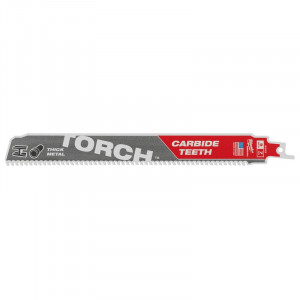 Milwaukee - Panza fierastrau sabie Heavy Duty Torch cu dinti din carbura, 230 mm, 8 dinti per inch, 5 bucati [48005502]