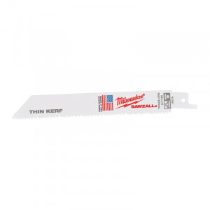 Milwaukee - Panza fierastrau sabie Sawzall, 150 mm, 8/12 dinti per inch, 50 bucati [48016091]