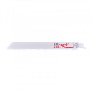 Milwaukee - Panza fierastrau sabie Sawzall 200 mm, 8/12 dinti per inch, 50 bucati [48016093]