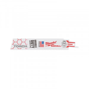 Milwaukee - Panza fierastrau sabie Sawzall Heavy Duty Torch, 150 mm, 14 dinti per inch, 25 bucati [48008782]