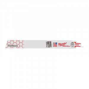 Milwaukee - Panza fierastrau sabie Sawzall Heavy Duty Torch, 230 mm, 10 dinti per inch, 25 bucati [48008713]
