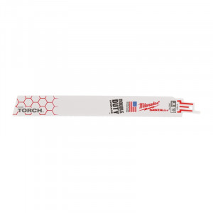 Milwaukee - Panza fierastrau sabie Sawzall Heavy Duty Torch, 230 mm, 18 dinti per inch, 25 bucati [48008788]