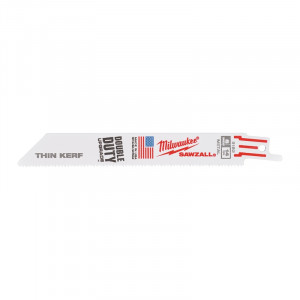 Milwaukee - Panza fierastrau sabie Sawzall Thin Kerf, 150 mm, 14 dinti per inch, 50 bucati [48016182]