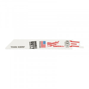 Milwaukee - Panza fierastrau sabie Sawzall Thin Kerf, 150 mm, 18 dinti per inch, 50 bucati [48016184]