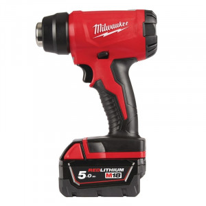 Suflanta cu aer cald Milwaukee M18 BHG-502C, 18V, cu acumulator