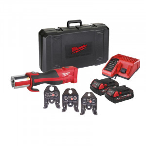 Dispozitiv de presare Milwaukee M18BLHPT-202C 3 bacuri cu profil V (15/22/28 mm)