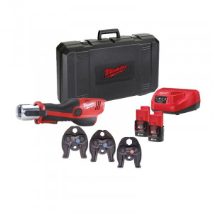 Dispozitiv de presare Milwaukee M12HPT-202CV-SET2 3 bacuri cu profil V (14/16/22 mm)