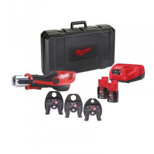 Dispozitiv de presare Milwaukee M12HPT-202C 3 bacuri cu profil V (15/22/28 mm)