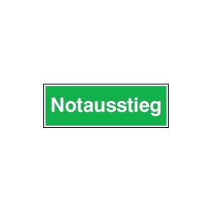 No Name - Indicator iesire de urgenta din aluminiu 300x105mm, fotoluminiscent [4044589054357]