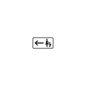 No Name - Indicator pietoni stanga, 330x600x2mm, folie RA2 [4251783606538]