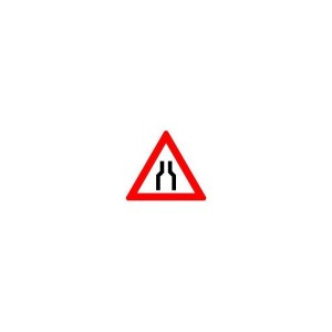 No Name - Indicator triunghi atentie drum ingustat, 900mm, folie RA2 [4251783605906]