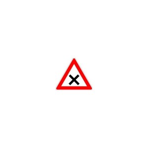 No Name - Indicator triunghi atentie intersectie, 900mm, folie RA2 [4251783605883]