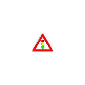 No Name - Indicator triunghi atentie intersectie semaforizata, 900mm, folie RA1 [4251783601885]