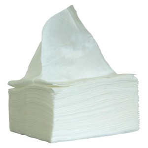 No Name - Laveta SuperSoft, 900 foi, alb, 30x32cm [4053569876643]