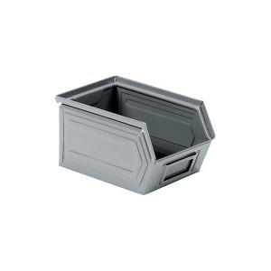 No Name - Organizator otel dimensiune 2, gri RAL7000, 140x230x130mm [8052787280863]