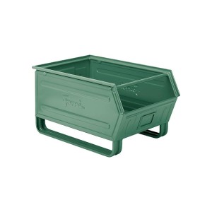 No Name - Organizator otel dimensiune 5, verde RAL6011, 450x700x390mm [8055719785023]