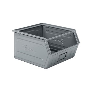 No Name - Organizator otel dimensiune 5P4, gri RAL7000, 450x520x300mm [8052787281204]