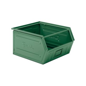 No Name - Organizator otel dimensiune 5P4, verde RAL6011, 450x520x300mm [8052787281211]
