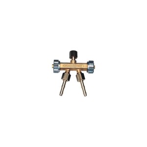 Robinet dublu pentru gaz DIN 8542 1/4