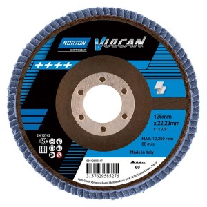NORTON - Disc lamelar VULCAN, 125mm, P60 [63642502317]