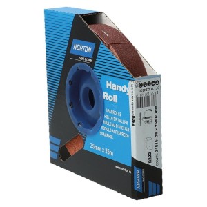 NORTON - Rola abraziva R222, 25mm, 25m, P100 [63642531815]