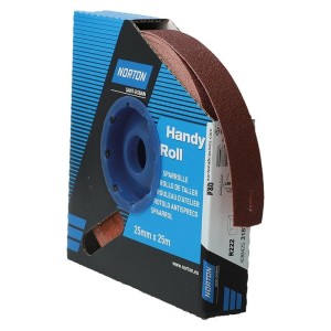 NORTON - Rola abraziva R222, 25mm, 25m, P80 [63642531820]