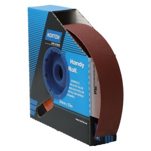 NORTON - Rola abraziva R222, 38mm, 25m, P180 [63642531806]