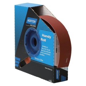NORTON - Rola abraziva R222, 38mm, 25m, P280 [63642536425]