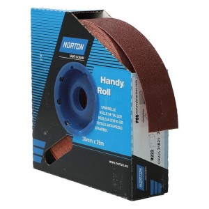 NORTON - Rola abraziva R222, 38mm, 25m, P80 [63642531821]
