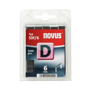 Novus - Capse tip D, 53f/8mm, ZA, 1200 bucati [042-0375]