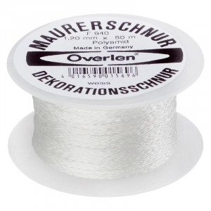 Overmann - Snur din poliamida 1.2mm/50m alb [094001200100500AA]