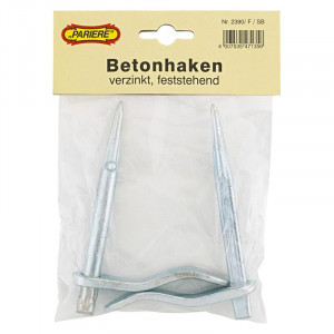 Carlig fix galvanizat pentru beton Pariere 150mm 2 bucati