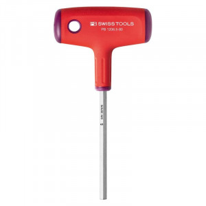 PB Swiss Tools - Surubelnita hexagonala cu maner in T 5x80mm [PB1206.5-80]