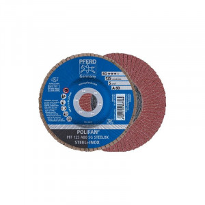Pferd - Disc abraziv 80SG drept 125mm P80 [PFF125A80SG]