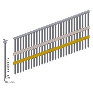 PREBENA - Cuie in banda 3.1x65mm, 3000 bucati [RK31/65BK]