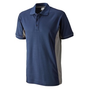 promodoro - Tricou Polo Function Contrast, albastru/gri, mas. L [4520-5G-L]