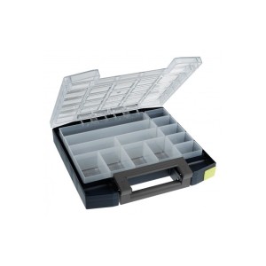 Raaco - Organizator plastic Boxxser 55, 5x5-15, albastru [138314]