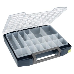 Raaco - Organizator plastic Boxxser 80, 8x8-20, albastru [134989]