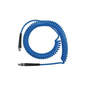 Riegler - Furtun aer comprimat spiralat, albastru, AG G3/8