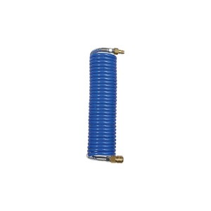 Riegler - Furtun aer comprimat spiralat, albastru, cuplaj si conector, NW 7.2, 8x6mm, 7.5m [SP8750PASK]