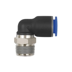 RIEGLER - Racord rapid in L aer comprimat, tata R1/2