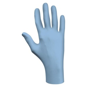 SHOWA - Manusi de unica folosinta 8005PF EBT, nitril, 240mm, albastru, mas. L, 50 bucati [8005PFEBTL]