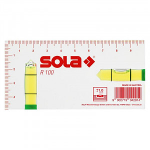 Sola - Nivela cu bula de aer tip R100 10 cm [1622101]
