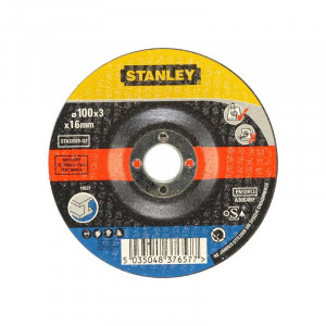 STANLEY - Disc abraziv cu degajare pentru taiere metale 100x16x3.2mm [STA32020-QZ]